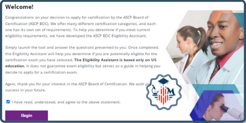 1 SM ASCP Abdelhalim Elshawadfy Eligibility St 1