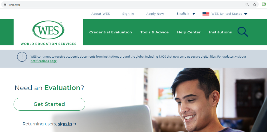 foreign transcripts evaluation , WES