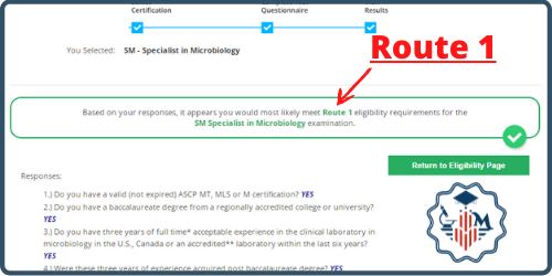 7 SM ASCP Abdelhalim Elshawadfy Eligibility Result