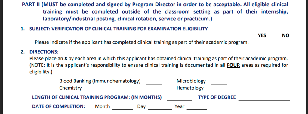 ASCP MLT Route 1 Training Documentation Form by MLSIAcademy ASCP MLT Route 1 Training Documentation Form by MLSIAcademy