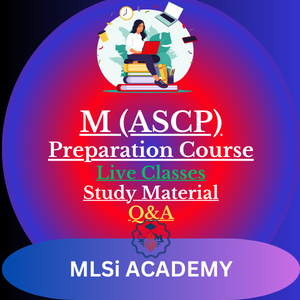 M ASCP Prep Online Course M Study Guide Matrerial, Practice Exam Questions and Live Classes