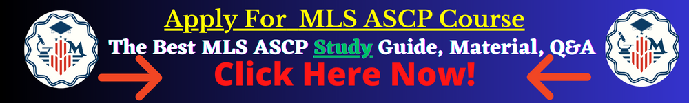 MLS ASCP Study Package by MLSiACADEMY ASCP/ ASCPi Study Guide/ Material for MLS