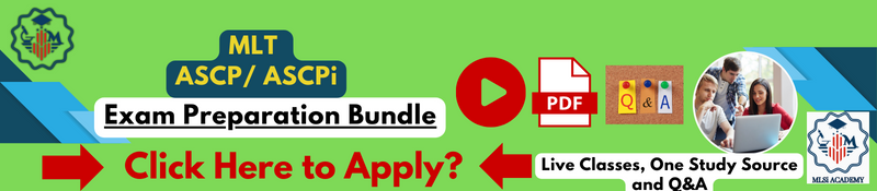 MLT ASCP/ ASCPi Exam Preparation Online Course Bundle by MLSIACADEMY