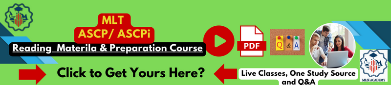 MLT ASCP Reading List by MLSiACADEMY MLT ASCP Study Reading List